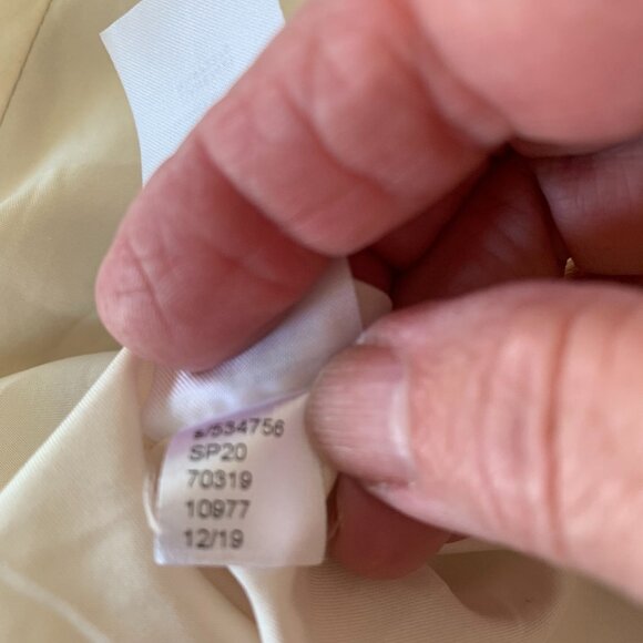 ANN TAYLOR  Cropped Women’s Fringe Tweed Jacket with 3/4 sleeves Size 12 - Picture 8 of 10